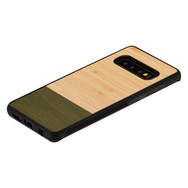 MAN&WOOD SmartPhone case Galaxy S10 bamboo forest black Mobiili ümbrised