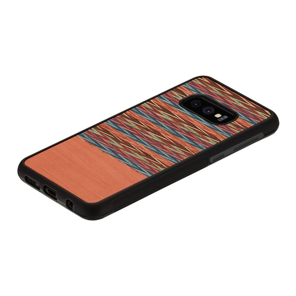 MAN&WOOD SmartPhone case Galaxy S10e browny check black Mobiili ümbrised