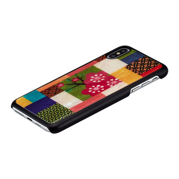 iKins SmartPhone case iPhone XS Max cherry blossom black Mobiili ümbrised