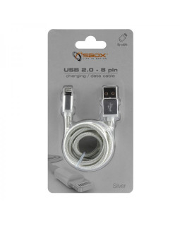 Sbox USB 2.0 8 Pin IPH7-S silver-foto2