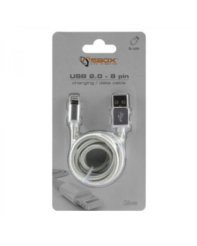 Sbox USB 2.0 8 Pin IPH7-S silver-foto2