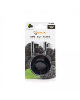Sbox USB-8P-90B USB 8 Pin Cable blackberry black-foto2