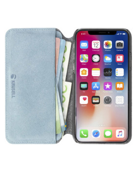 Krusell Broby 4 Card SlimWallet Apple iPhone XS blue-foto2