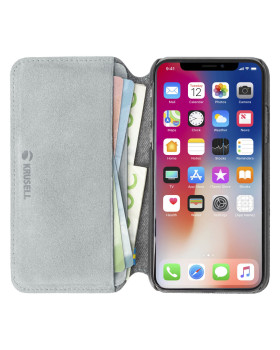 Krusell Broby 4 Card SlimWallet Apple iPhone XS Max light grey-foto2