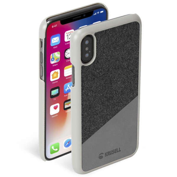 Krusell Tanum Cover Apple iPhone XS grey Mobiili ümbrised