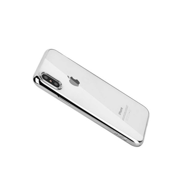 Devia Glitter soft case (TPU) iPhone XS Max (6.5) silver Mobiili ümbrised