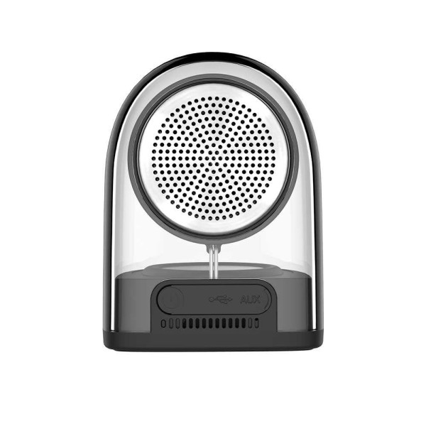Devia Crystal series TWS speaker with silicon case (2pcs) black Bluetooth kõlarid