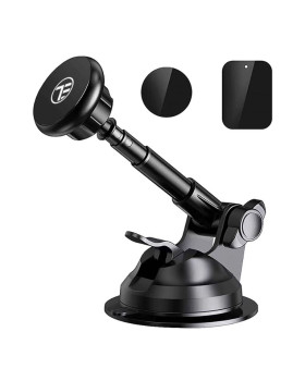 Tellur Phone Holder Magnetic, Suction Cup Mount, Adjustable, MUM, Black-foto2
