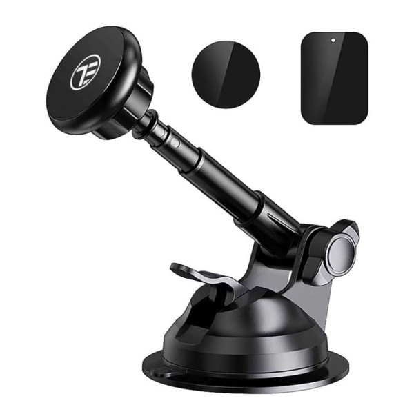Tellur Phone Holder Magnetic, Suction Cup Mount, Adjustable, MUM, black Autohoidikud
