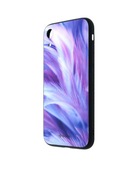 Tellur Cover Glass print for iPhone XR feather-foto2