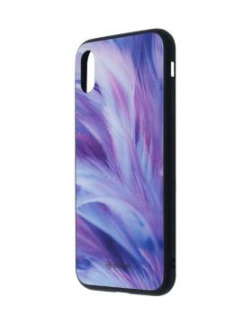 Tellur Cover Glass print for iPhone XS feather-foto2