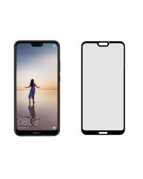 Tellur Tempered Glass 3D Case Friendly Full Glue for Huawei P20 Lite black-foto2