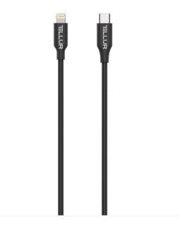 Tellur Data Cable Apple MFI Certified Type-C to Lightning 1m Black-foto2