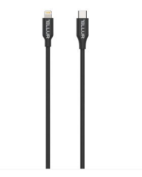 Tellur Data Cable Apple MFI Certified Type-C to Lightning 1m Black-foto2