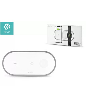 Devia 3In1 Charger for smart phone & Applewatch & Earphone V4 (10W) white-foto2