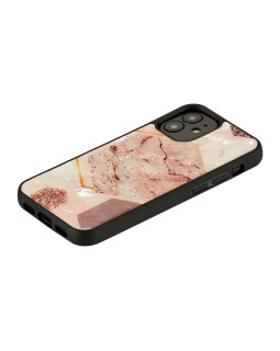 iKins case for Apple iPhone 12 mini pink marble-foto2
