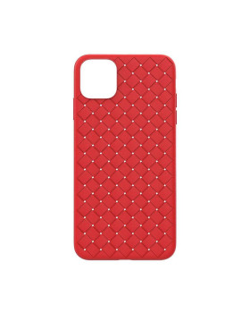 Devia Woven Pattern Design Soft Case iPhone 11 Pro red-foto2