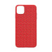 Devia Woven Pattern Design Soft Case iPhone 11 Pro Max red Mobiili ümbrised