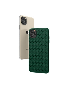 Devia Woven Pattern Design Soft Case iPhone 11 Pro Max green-foto2