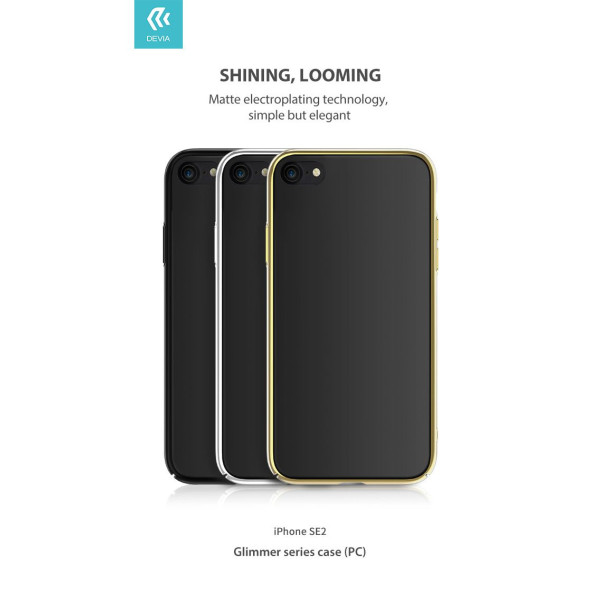 Devia Glimmer series case (PC) iPhone SE2 gold Mobiili ümbrised