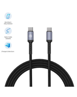 Tellur Type-C To Type-C Cable 3A 60W 1m Black-foto2