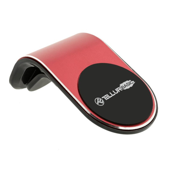 Tellur Basic Car Phone Holder Magnetic MCM7, Air Vent Mount red Autohoidikud