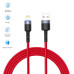 Tellur Data cable USB to Lightning with LED Light, 3A, 1.2m red Muu