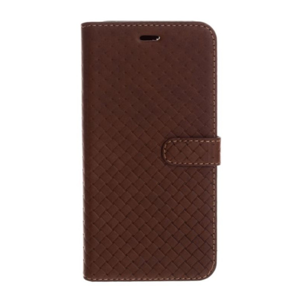 Tellur Book case Genuine Leather Cross for iPhone 7 brown Mobiili ümbrised