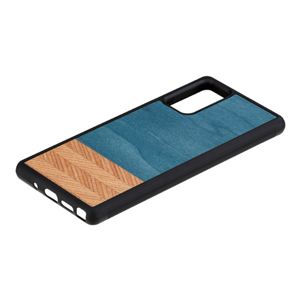 MAN&WOOD case for Galaxy Note 20 denim black Mobiili ümbrised