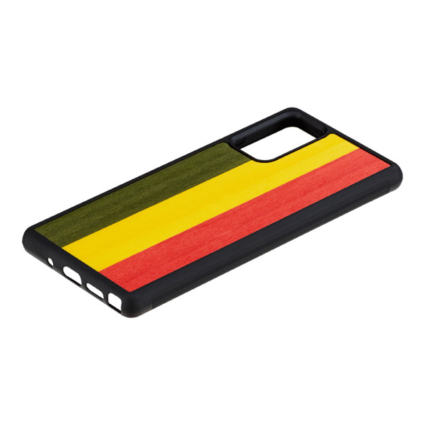 MAN&WOOD case for Galaxy Note 20 reggae black Mobiili ümbrised