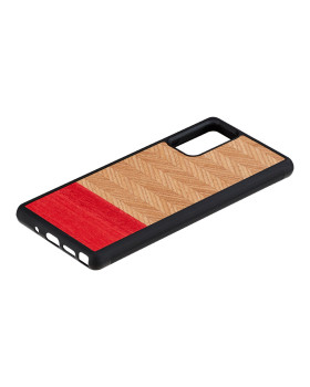 MAN&WOOD case for Galaxy Note 20 herringbone azalea black-foto2