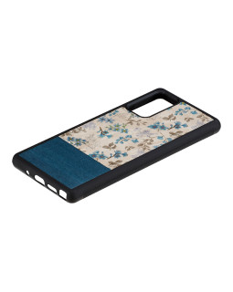 MAN&WOOD case for Galaxy Note 20 blue flower black-foto2
