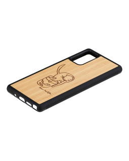 MAN&WOOD case for Galaxy Note 20 cat with fish-foto2