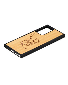 MAN&WOOD case for Galaxy Note 20 Ultra cat with fish-foto2