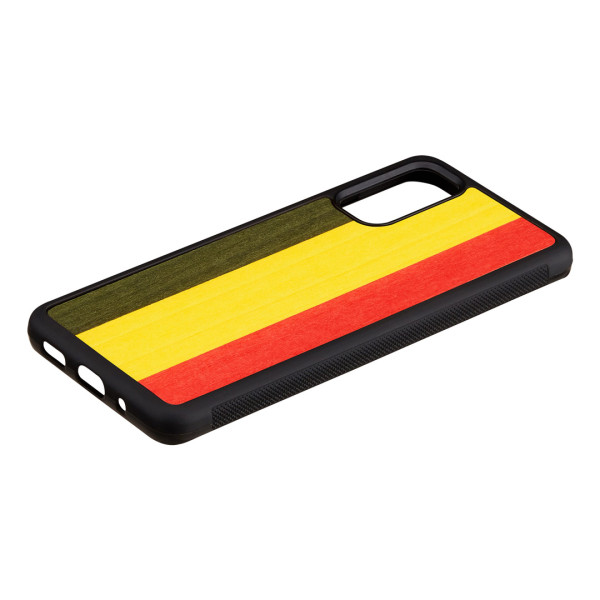 MAN&WOOD case for Galaxy S20 reggae black Mobiili ümbrised