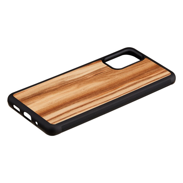 MAN&WOOD case for Galaxy S20+ cappuccino black Mobiili ümbrised