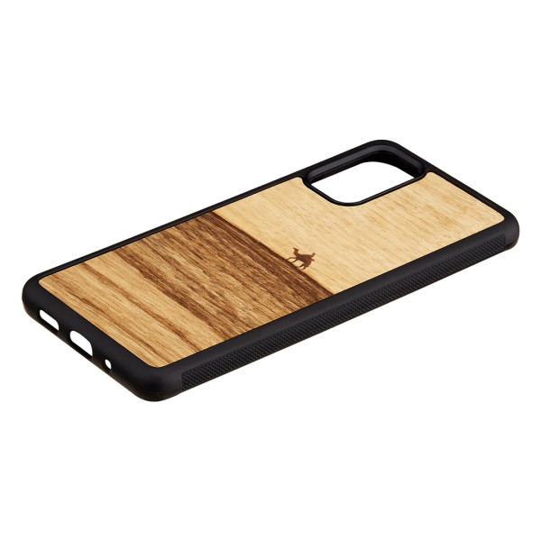 MAN&WOOD case for Galaxy S20+ terra black Mobiili ümbrised