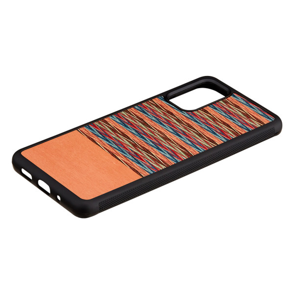 MAN&WOOD case for Galaxy S20+ browny check black Mobiili ümbrised