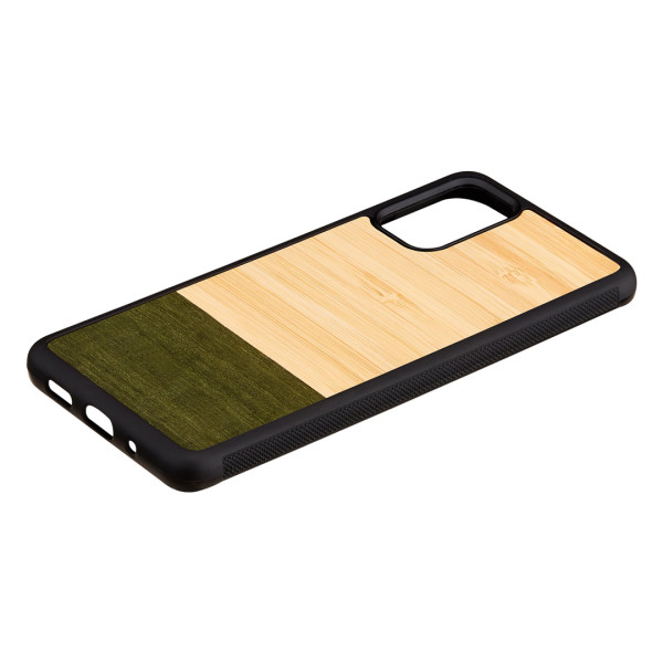 MAN&WOOD case for Galaxy S20+ bamboo forest black Mobiili ümbrised