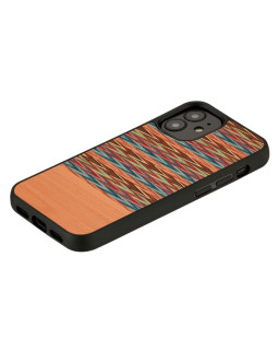 MAN&WOOD case for iPhone 12 mini browny check black-foto2