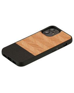 MAN&WOOD case for iPhone 12 mini herringbone nero black-foto2