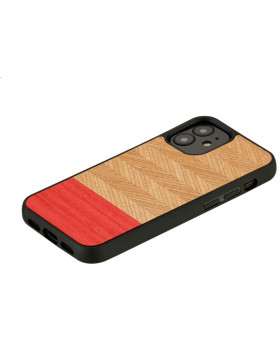 MAN&WOOD case for iPhone 12 mini herringbone azalea black-foto2
