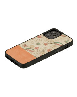 MAN&WOOD case for iPhone 12 mini pink flower black-foto2