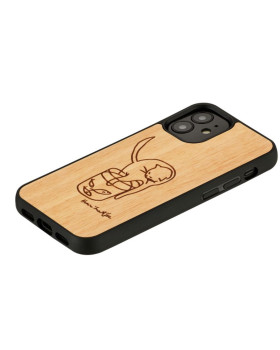 MAN&WOOD case for iPhone 12 mini cat with red fish-foto2