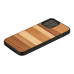 MAN&WOOD case for iPhone 12/12 Pro sabbia black Mobiili ümbrised