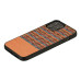 MAN&WOOD case for iPhone 12/12 Pro browny check black Mobiili ümbrised