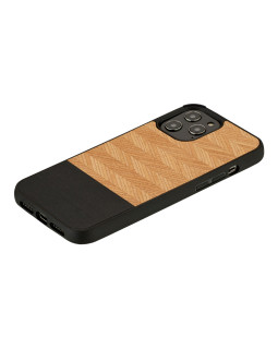MAN&WOOD case for iPhone 12/12 Pro herringbone nero black-foto2