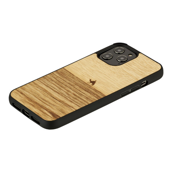 MAN&WOOD case for iPhone 12 Pro Max terra black Mobiili ümbrised