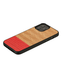 MAN&WOOD case for iPhone 12 Pro Max herringbone azalea black-foto2