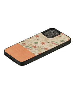 MAN&WOOD case for iPhone 12 Pro Max pink flower black-foto2